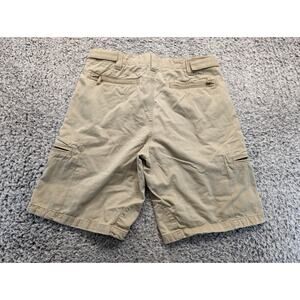 Vintage Express Shorts Men 34 Beige EXP81 Military Zip Y2K Pocket Heavy Cargo